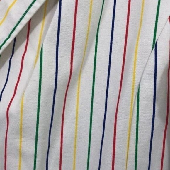 Striped Blazer Jacket Career Casual Colorful Spring Summer Coat - Picture 6 of 13